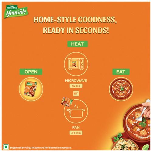 Tata Sampann Yumside Delhi Style Paneer Makhani - Ready To Eat Meal, 285 g-7.webp